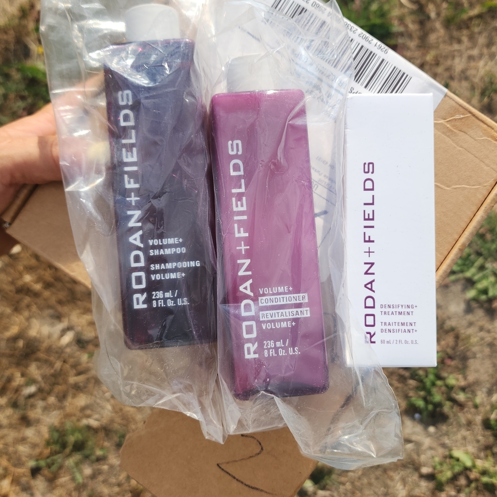 Rodan + Fields Volume Hair Care Trio - Purple and White